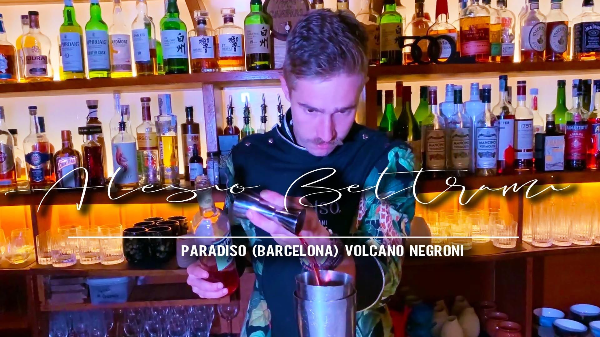 Alessio Beltrami from Paradiso (Barcelona): Volcano Negroni