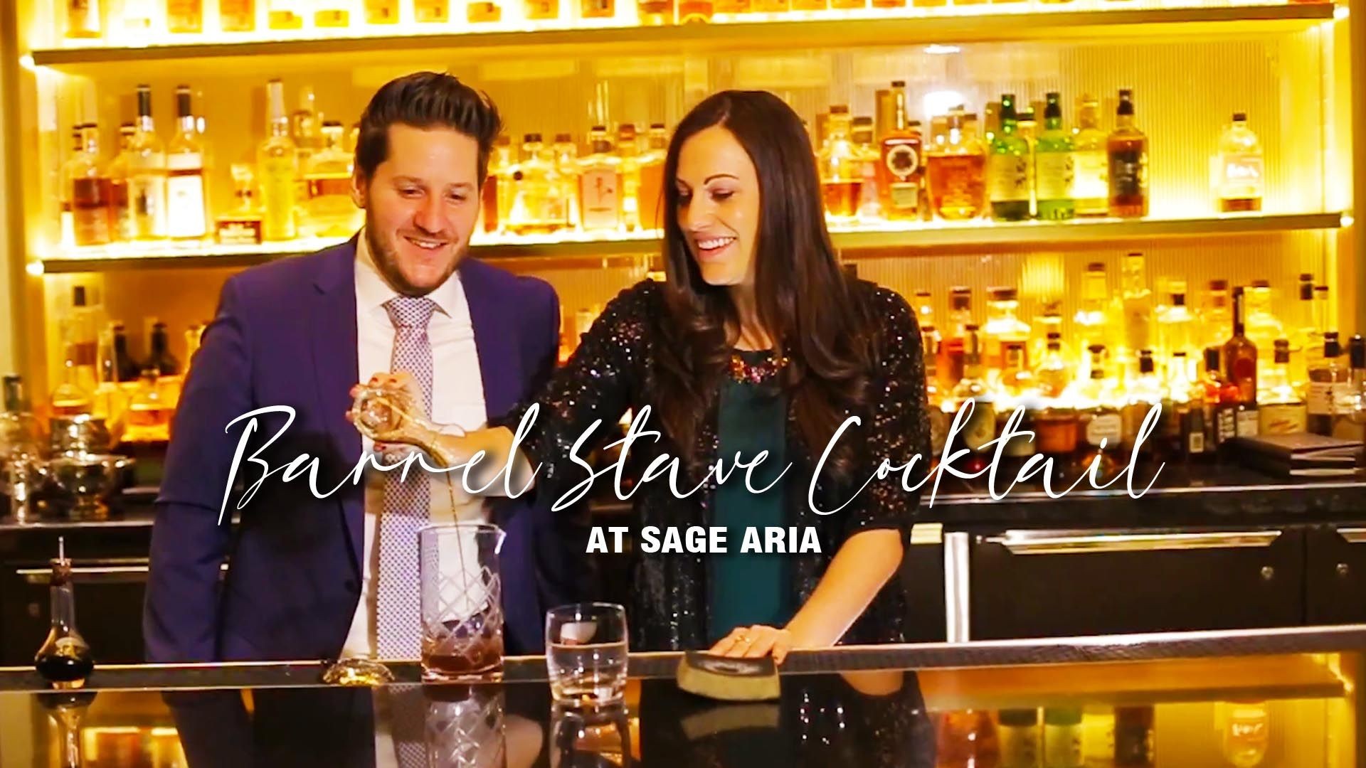 Barrel Stave Cocktail at Sage, Aria.