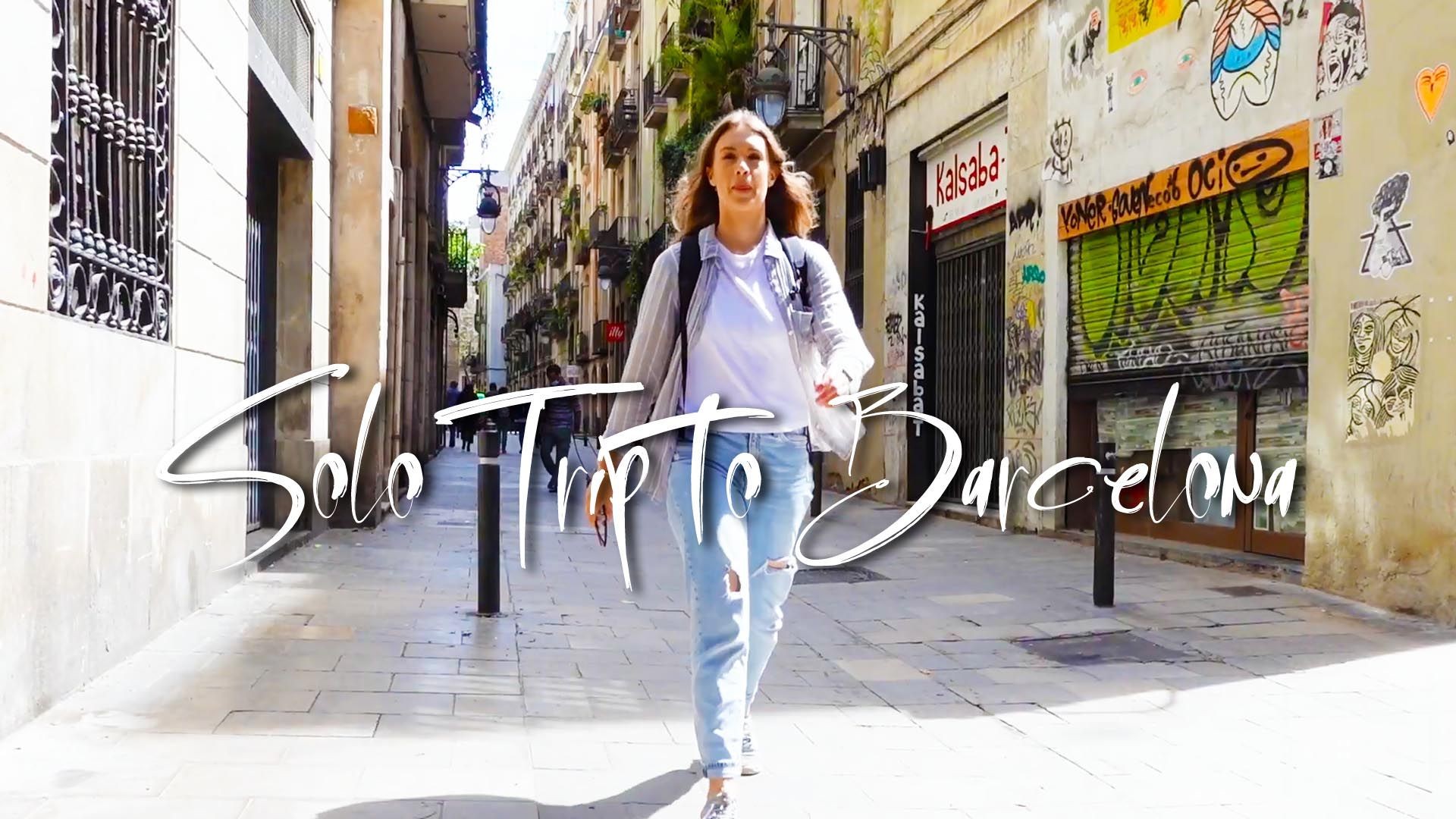 Solo Trip to Barcelona | Sagrada Familia, Paella  Travel Vlog