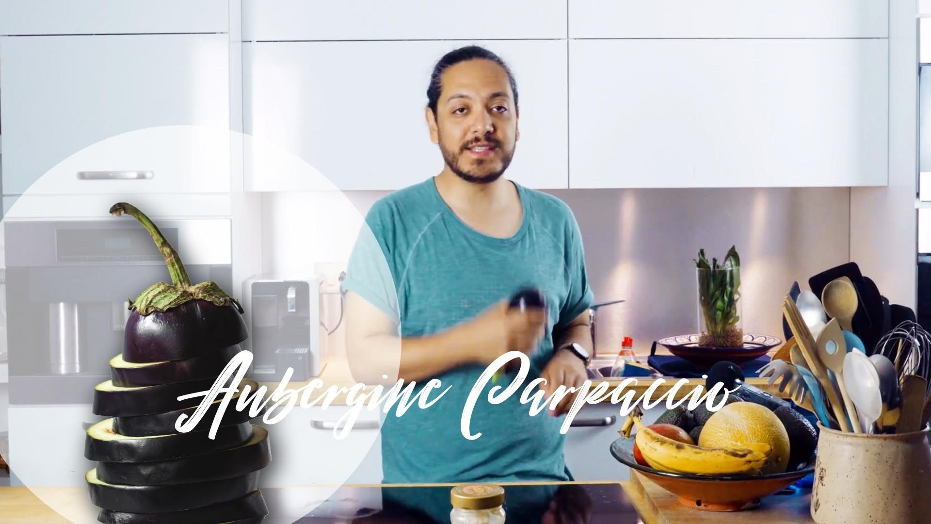 Aubergine Carpaccio | Vegetarian