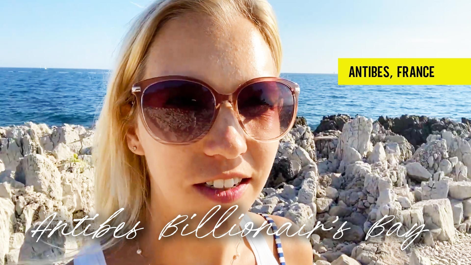 Exploring BILLIONAIRE'S BAY in ANTIBES, FRANCE: FRENCH RIVIERA VLOG