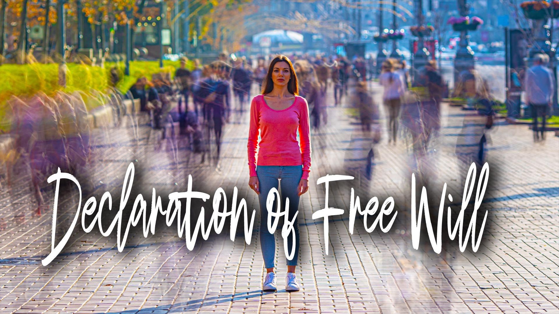 Declaration of Free Will
