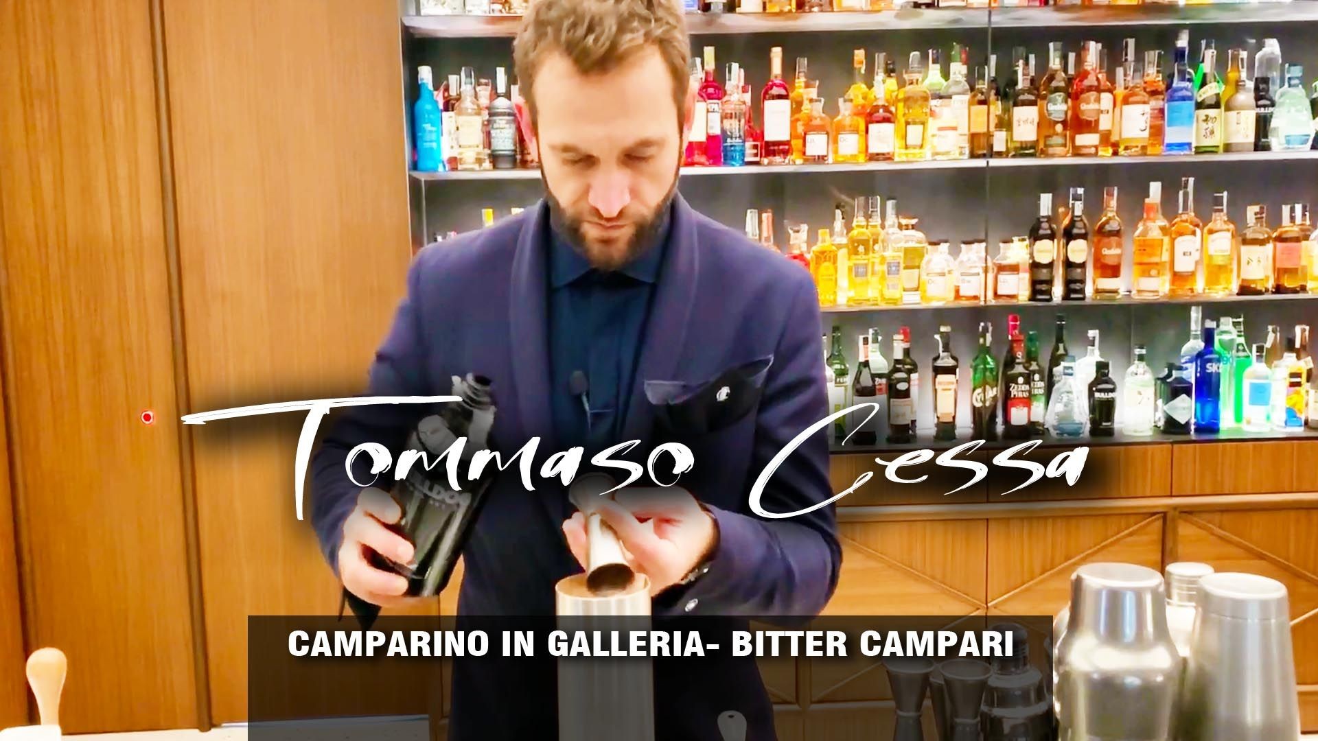 Tommaso Cecca from Camparino in Galleria (Milan): Se La Pioggia Fosse Bitter Campari