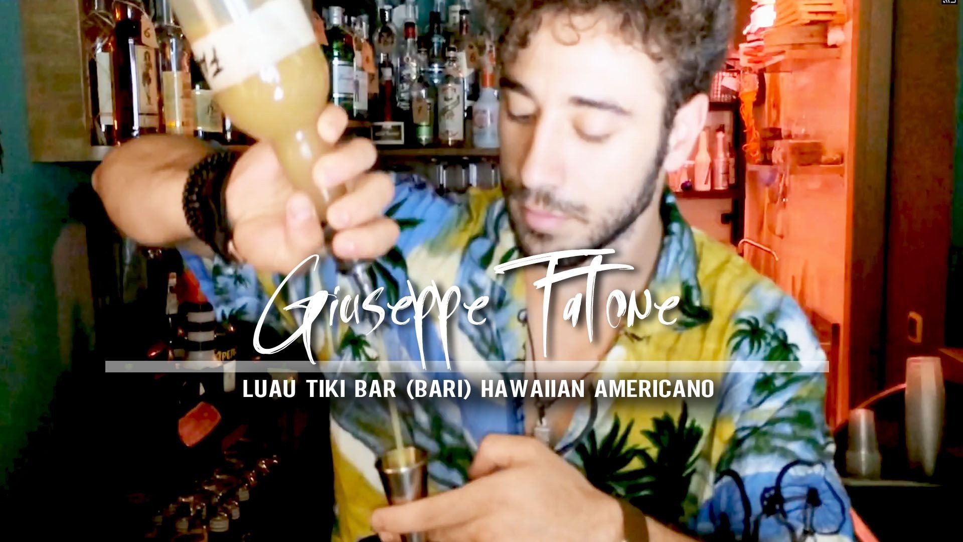 Giuseppe Tatone from Luau Tiki Bar (Bari) : Hawaiian Americano