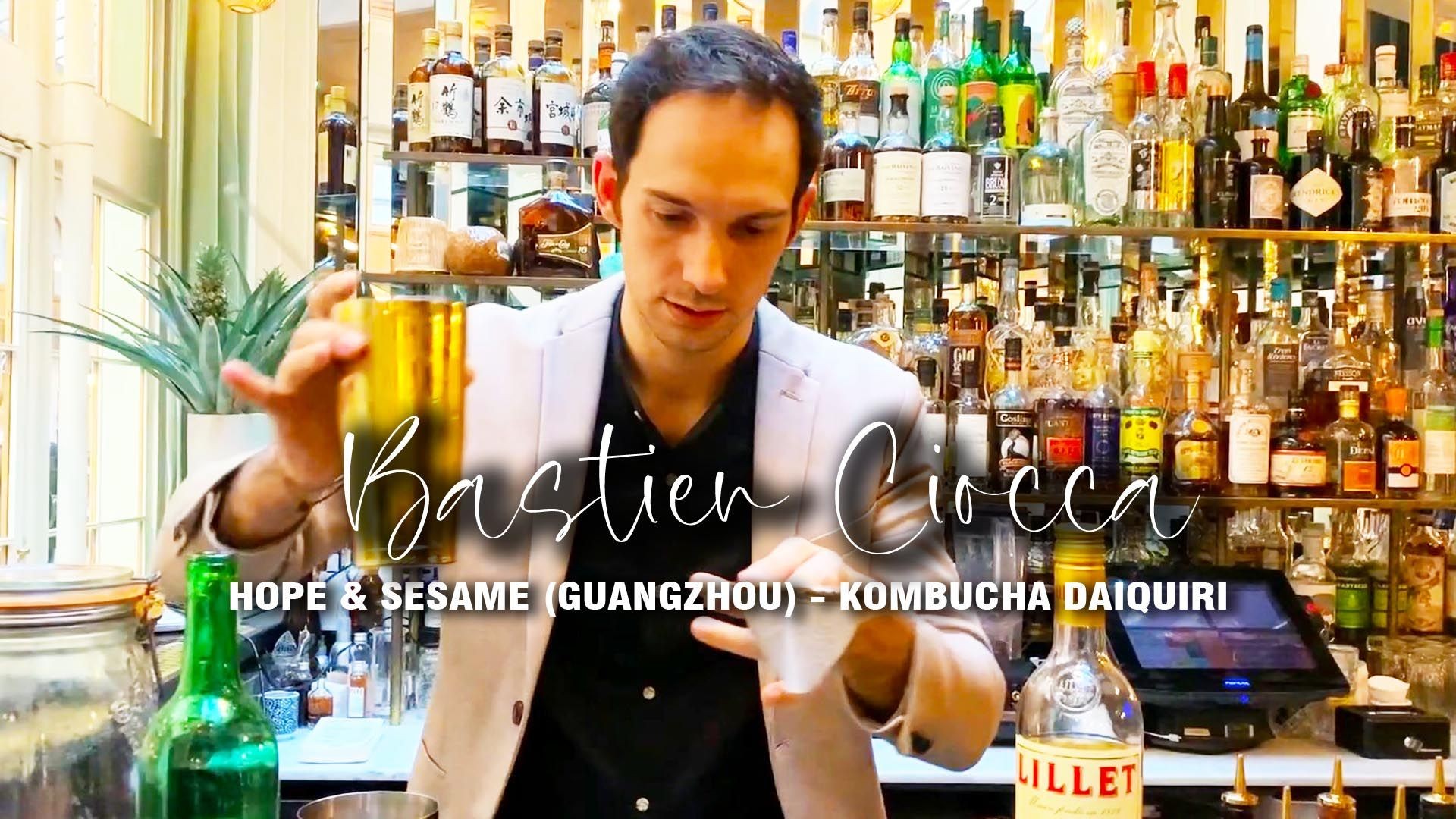 Bastien Ciocca from Hope & Sesame (Guangzhou): Kombucha Daiquiri