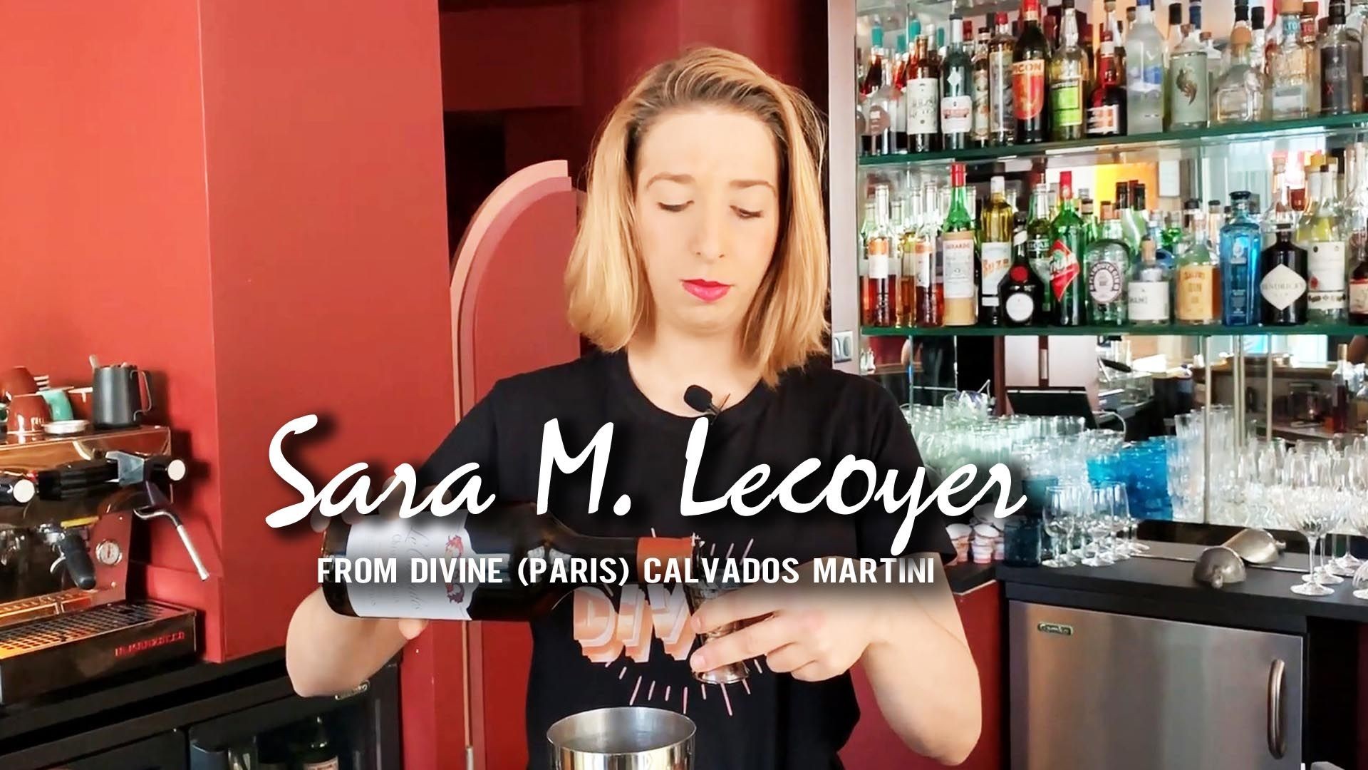 Sara Moudoulaud Lecoyer from Divine (Paris): Calvados Martini