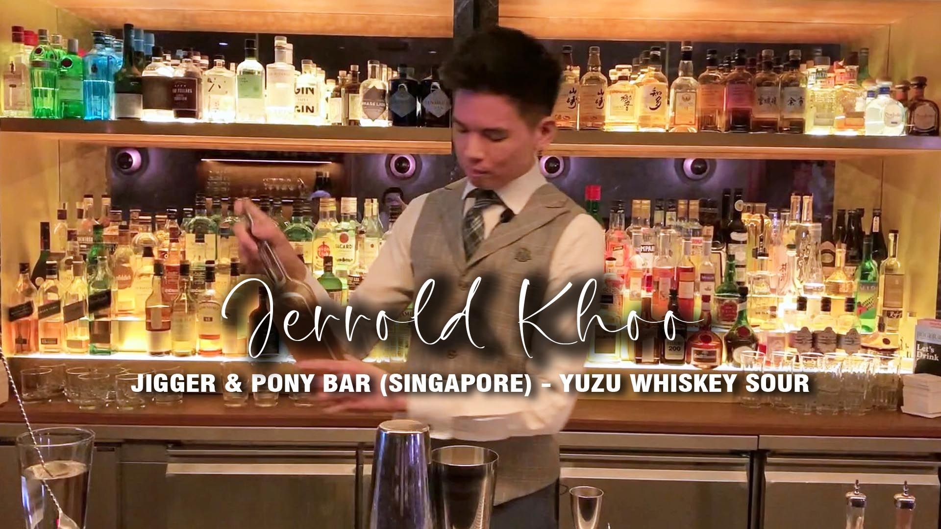 Jerrold Khoo from Jigger & Pony (Singapore): Yuzu Whiskey Sour