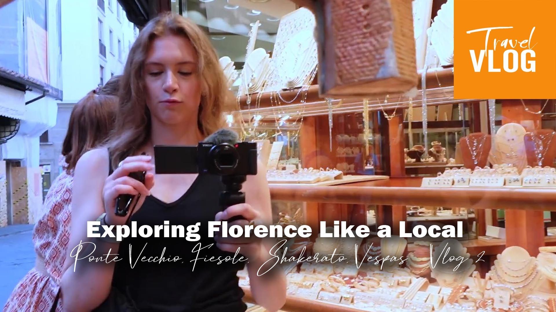 Exploring Florence Like a Local | Ponte Vecchio, Fiesole, Shakerato, Vespas | Vlog 2