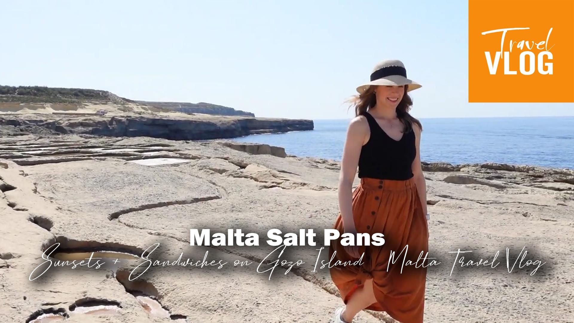 Malta Salt Pans, Sunsets + Sandwiches on Gozo Island | Malta Travel Vlog